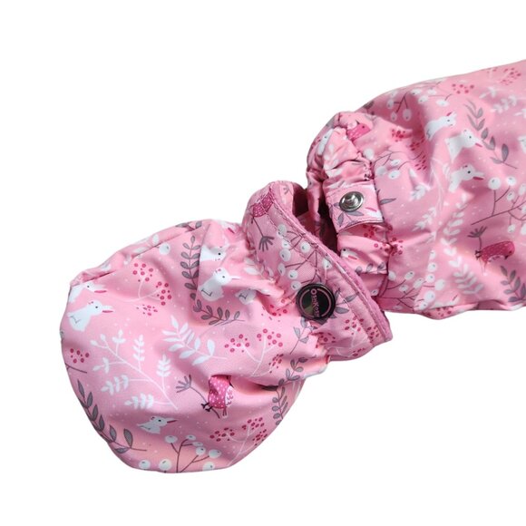 Carter's Pink Snowsuit with Mittens - Picture 3 of 9